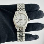 Rolex Datejust  White Stick Dial on Folded Jubilee Ref 1601