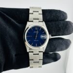 Rolex Oysterdate Precision Am Blue Dial on Oyster Ref 6694