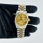 Rolex Datejust Champagne Roman Dial on D Link Jubilee Ref 16013