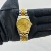 Rolex Datejust Champagne Stick Dial on D Link Jubilee Ref 16233 - Image 2