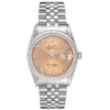Rolex Datejust Salmon Roman Dial on Jubilee Ref 16220