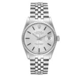 Rolex Datejust Silver Dial on D Link Jubilee Ref 1603