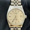Rolex Datejust  Silver Linen Dial on D Link Jubilee Ref 1603 - Image 3