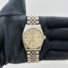 Rolex Datejust  Silver Linen Dial on D Link Jubilee Ref 1603 - Image 2