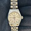 Rolex Oyster Perpetual Date Silver Linen Dial on D Link Jubilee Ref 6916 - Image 2