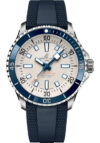 Breitling Superocean Automatic Silver Dial on Rubber Strap Ref A17375E71G1S1 with Card  2025