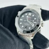 Omega Seamaster Diver 300M Co-Axial Master Chronometer Black Dial With Laser Engraved Waves Dial on Bracelet Ref 210.30.42.20.01.001 with Card - Image 3