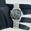 Omega Seamaster Diver 300M Co-Axial Master Chronometer Black Dial With Laser Engraved Waves Dial on Bracelet Ref 210.30.42.20.01.001 with Card - Image 2