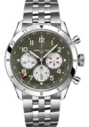 Breitling Super AVI B04 Chronograph GMT Green Dial on Bracelet Ref AB04452A1L1A1 with Card  2026