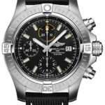 Breitling Avenger Chronograph Black Dial on Leather Strap Ref A13317101B1X1 with Card  2023
