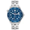 Omega Seamaster Diver 300M Co-Axial Master Chronometer Blue Dial on Bracelet Ref 210.30.42.20.03.001 with Card
