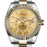 Rolex SkyDweller Champagne Dial on Oyster Ref 326933 with New Style Card White  2020