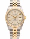 Rolex Datejust Ivory Anniversary Dial on Jubilee Ref 16233