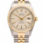 Rolex Datejust Ivory Anniversary Dial on Jubilee Ref 16233
