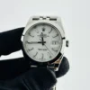 Rolex Datejust  White Index Dial on Jubilee Ref 126300 with New Style Card Green  2024 - Image 3