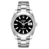 Rolex Datejust Black Stick Dial on Oyster Ref 116300 with Card Old Green  2014