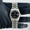 Rolex Datejust Am Black Diamond Dial on D Link Jubilee Ref 16014