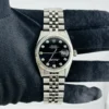 Rolex Datejust Am Black Diamond Dial on D Link Jubilee Ref 16014