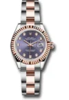 Rolex Datejust Lady Aubergine Diamond Dial on Oyster Ref 279171 with New Style Card Green  2026