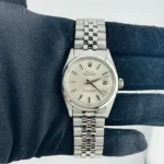 Rolex Datejust Silver Linen Dial on Jubilee Folded Ref 1600