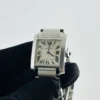 Cartier Tank Francaise Midsize White Roman Dial Ref 3751/WSTA0005 - Image 6
