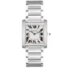 Cartier Tank Francaise Midsize White Roman Dial Ref 3751/WSTA0005
