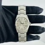 Rolex Datejust Silver Stick Dial on Oyster Ref 1601/4