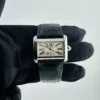 Cartier Tank Divan Silver Roman Dial on Leather  Ref 2599/W6300255 - Image 2