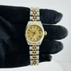 Rolex Oyster Perpetual Date Champagne Stick Dial on D Link Jubilee Ref 6917 - Image 2