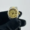 Rolex Oyster Perpetual Date Champagne Stick Dial on D Link Jubilee Ref 6917 - Image 3