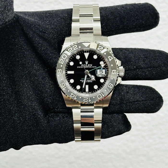 Rolex GMT-Master II BruceWayne Black Dial on Oyster Bracelet Ref. 126710GRNR with New Style Card (green) 2026 - Image 3