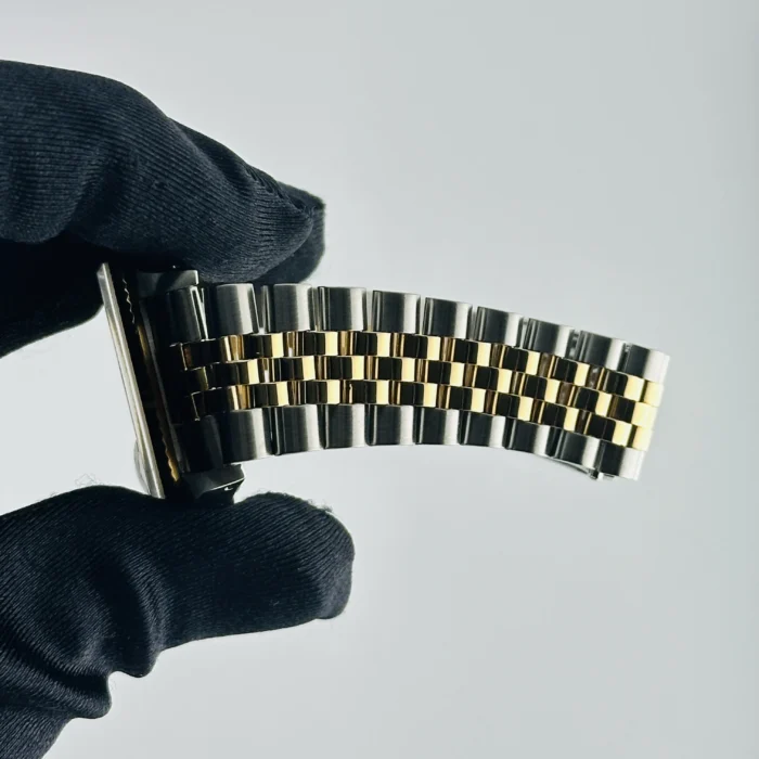 Rolex Datejust Champagne Stick Dial on D-Link Jubilee Ref. 16233 - Image 5