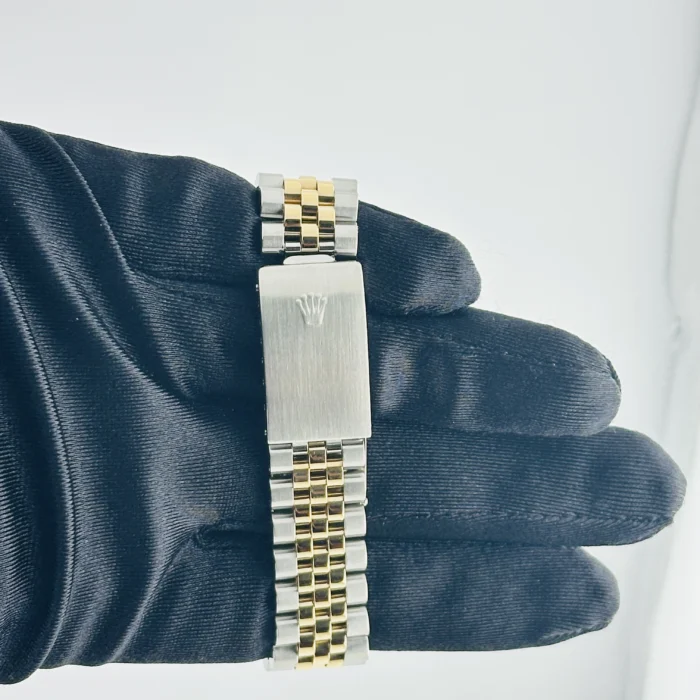 Rolex Datejust Champagne Stick Dial on D-Link Jubilee Ref. 16233 - Image 4