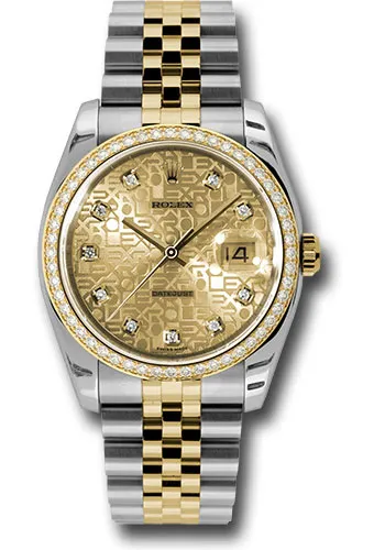 19223134_puvigd31jtvi5hiy7zfdwlnw146y.webp Rolex Datejust Champagne Jubilee Diamond Dial on Jubilee Ref. 116243 - Image 1