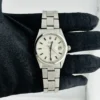 Rolex Oysterdate Precision Silver Dial on Oyster Folded Ref 6694