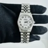 Rolex Datejust White Roman Dial on D Link Jubilee Ref 16220 - Image 2