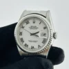 Rolex Datejust White Roman Dial on D Link Jubilee Ref 16220 - Image 3