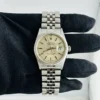 Rolex Datejust Silver Stick Dial on D Link Jubilee Ref 16220 - Image 2