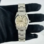 Rolex Oysterdate Precision Silver Dial on Oyster Folded Ref 6694