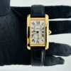 Cartier Tank Americaine XL Silver Roman Dial on Leather Ref 2927/W2609856 - Image 2