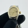 Rolex Datejust Lady Champagne Diamond Factory Dial on D Link Jubilee Ref 69173 - Image 3