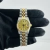 Rolex Datejust Champagne Stick Dial on D Link Jubilee Ref 68273 with Papers  1987 - Image 2