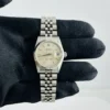 Rolex Datejust Silver Stick Dial on D Link Jubilee Ref 68274 with Papers  1992 - Image 2