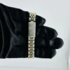 Rolex Datejust Lady Champagne Stick Dial on D Link Jubilee Ref 69173 with Papers  1991 - Image 4