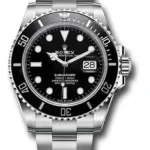 Rolex Submariner Black Dial on Oyster Ref 126610LN with New Style Card Green  2021