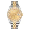 Rolex Datejust Gold Anniversary Diamond Dial Dial on D Link Jubilee Ref 116233 with Card Old Green  2012