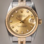 Rolex Datejust 31 Champagne Diamond Dial on Jubilee Ref 68273