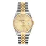 Rolex Datejust Champagne Stick Dial on D Link Jubilee Ref 16013