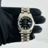 Rolex Day-Date Black Diamond Dial on President Ref 218239 with Card Old Green  2010 - Image 2