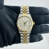 Rolex Datejust Silver Stick Dial on D Link Jubilee Ref 16013 - Image 2
